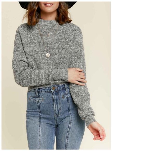 Free People Sweaters - Free People Too Good Pullover Mock Neck Sweater